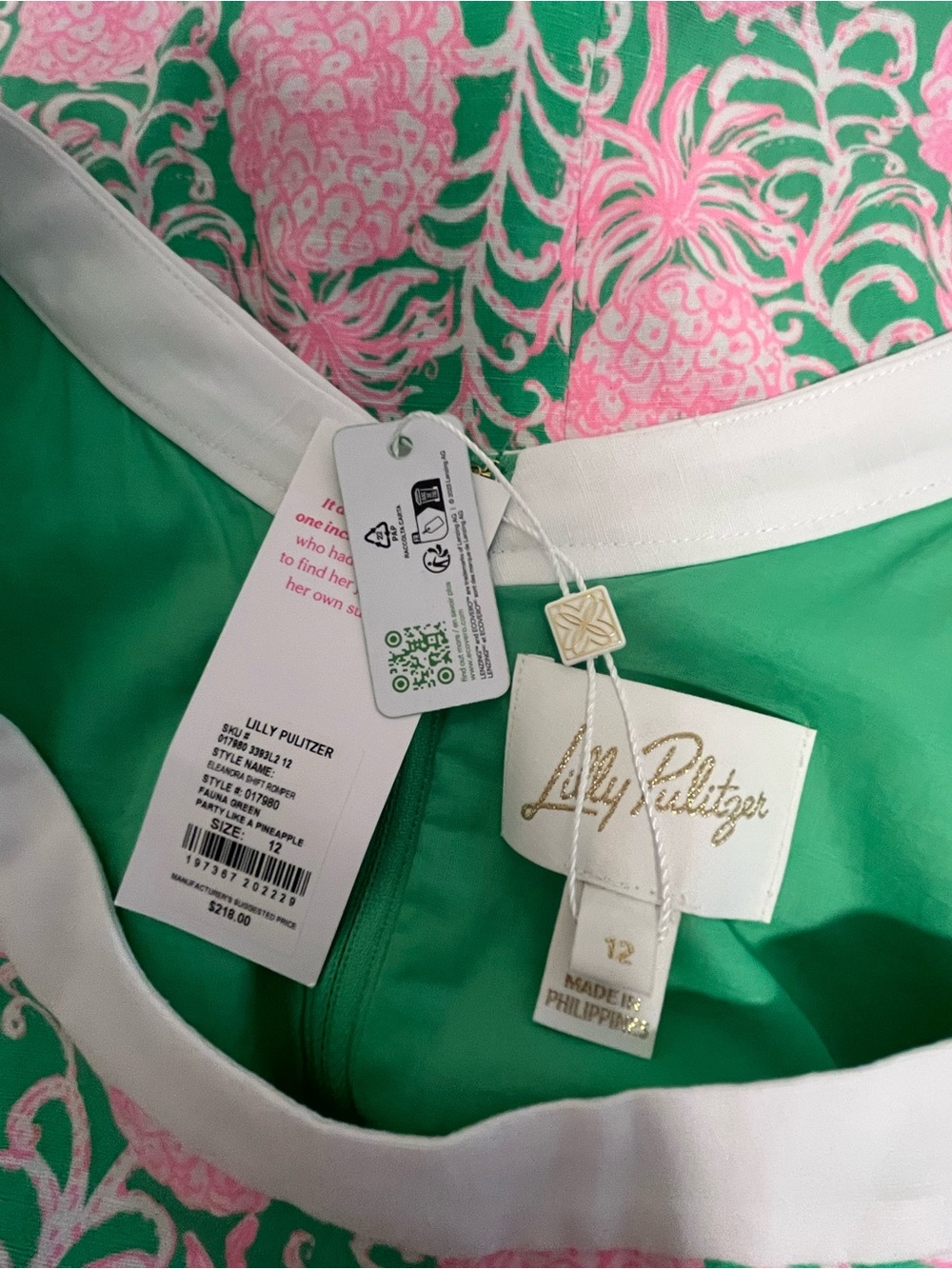 Lilly Pulitzer Pineapple Romper Dress - Picture 3 of 3
